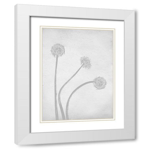 Retreat Botanical 12 White Modern Wood Framed Art Print with Double Matting by Lettered and Lined