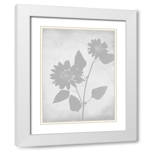 Retreat Botanical 13 White Modern Wood Framed Art Print with Double Matting by Lettered and Lined