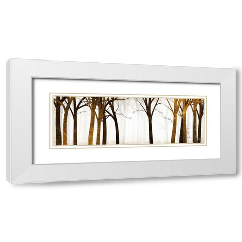 In the Roots White Modern Wood Framed Art Print with Double Matting by Rae, Marla