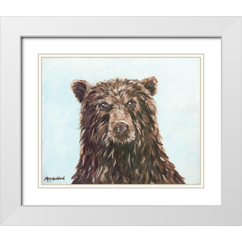 Scout White Modern Wood Framed Art Print with Double Matting by Goddard, Mary