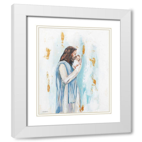 I Knew You White Modern Wood Framed Art Print with Double Matting by Kissell, Mackenzie