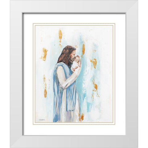 I Knew You White Modern Wood Framed Art Print with Double Matting by Kissell, Mackenzie