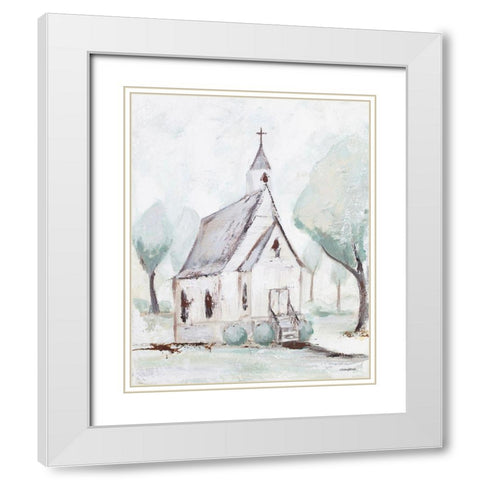 House of God White Modern Wood Framed Art Print with Double Matting by Kissell, Mackenzie