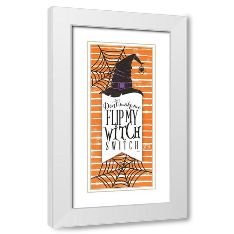 Witch Switch   White Modern Wood Framed Art Print with Double Matting by Michelle, Misty