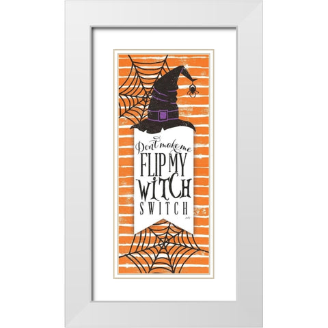 Witch Switch   White Modern Wood Framed Art Print with Double Matting by Michelle, Misty