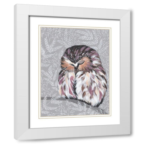 Sweet Dreams White Modern Wood Framed Art Print with Double Matting by Norman, Michele