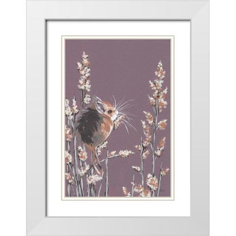 Field of Dreams White Modern Wood Framed Art Print with Double Matting by Norman, Michele