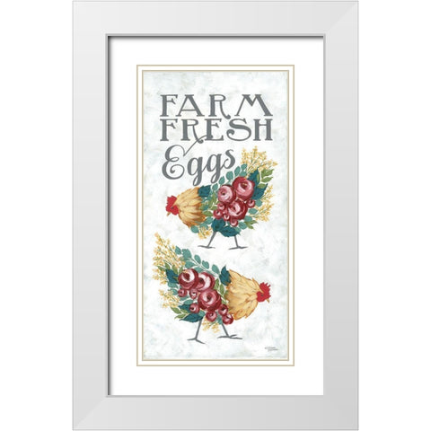 Farm Fresh White Modern Wood Framed Art Print with Double Matting by Norman, Michele