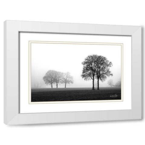 Together Again White Modern Wood Framed Art Print with Double Matting by Podt, Martin