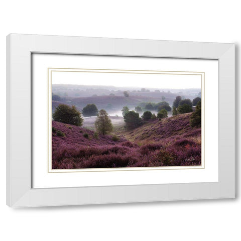 Oh Yeah White Modern Wood Framed Art Print with Double Matting by Podt, Martin