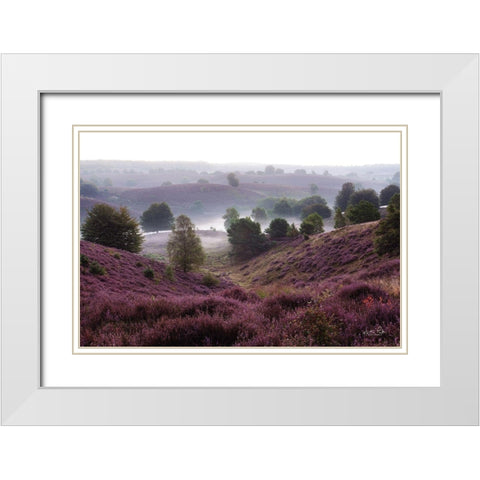 Oh Yeah White Modern Wood Framed Art Print with Double Matting by Podt, Martin