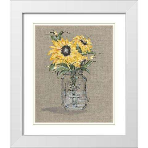 Nanas Favorite White Modern Wood Framed Art Print with Double Matting by Norkus, Julie