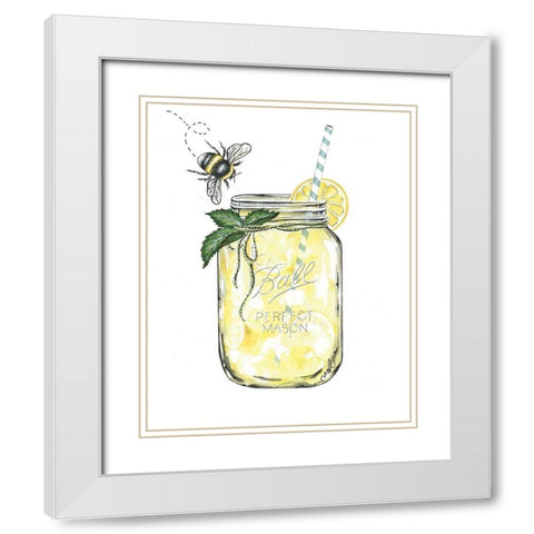 When Life Gives You Lemons White Modern Wood Framed Art Print with Double Matting by Norkus, Julie