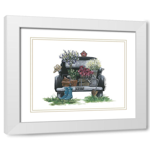 Feed Your Soul White Modern Wood Framed Art Print with Double Matting by Norkus, Julie