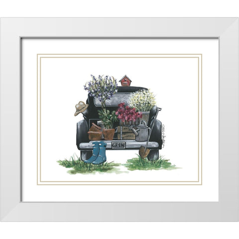 Feed Your Soul White Modern Wood Framed Art Print with Double Matting by Norkus, Julie
