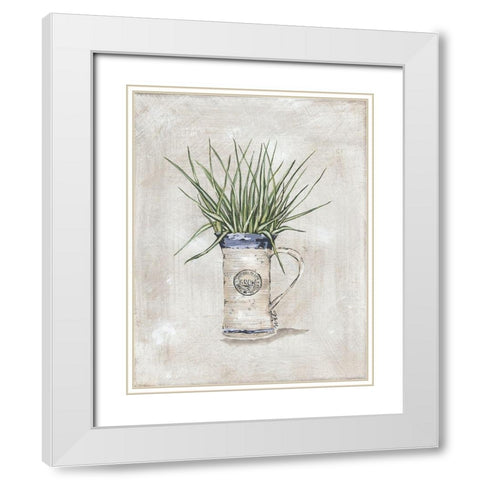 Mug Plant White Modern Wood Framed Art Print with Double Matting by Norkus, Julie