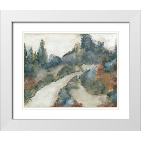 Far Away 2  White Modern Wood Framed Art Print with Double Matting by Norkus, Julie