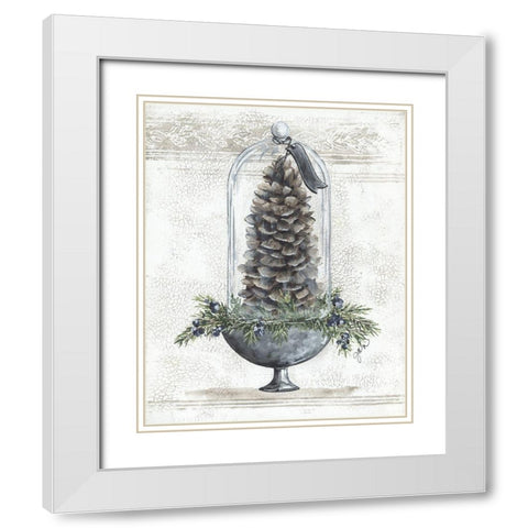 Sugar Cone Under Glass White Modern Wood Framed Art Print with Double Matting by Norkus, Julie