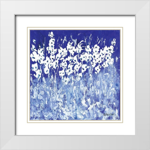 Growing Up Together White Modern Wood Framed Art Print with Double Matting by Ebert, Roey