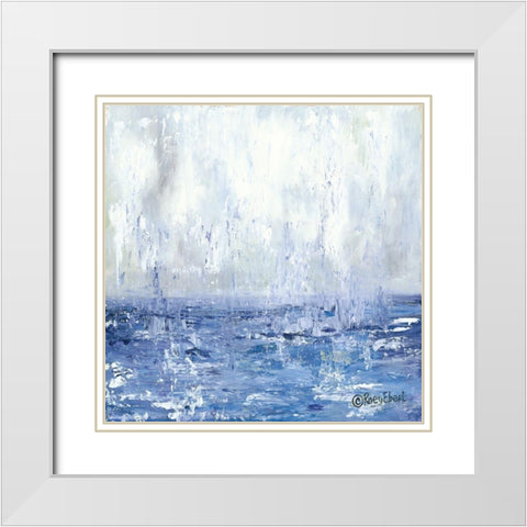 Rainy Day View White Modern Wood Framed Art Print with Double Matting by Ebert, Roey