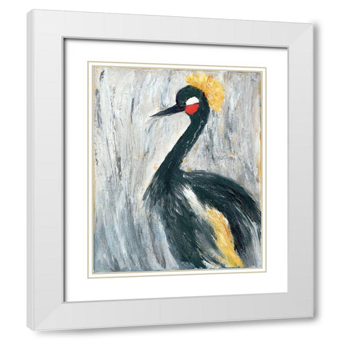 If the Crown Fits    White Modern Wood Framed Art Print with Double Matting by Ebert, Roey