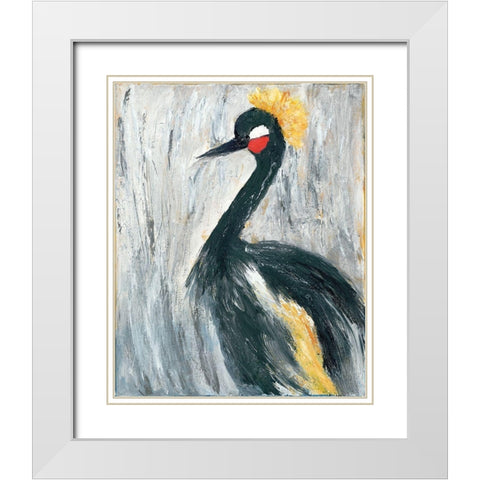 If the Crown Fits    White Modern Wood Framed Art Print with Double Matting by Ebert, Roey