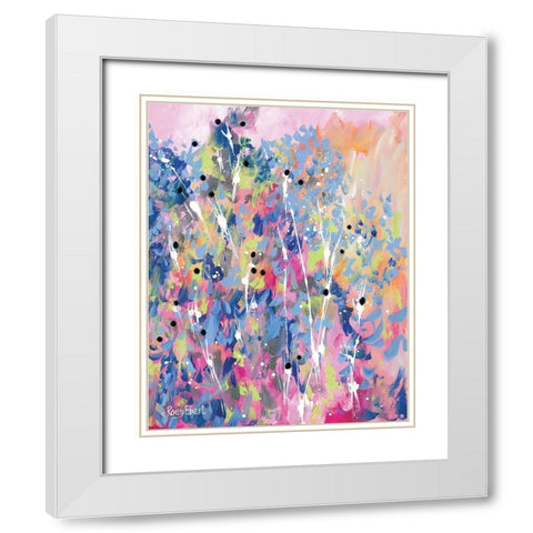 Wild Child White Modern Wood Framed Art Print with Double Matting by Ebert, Roey