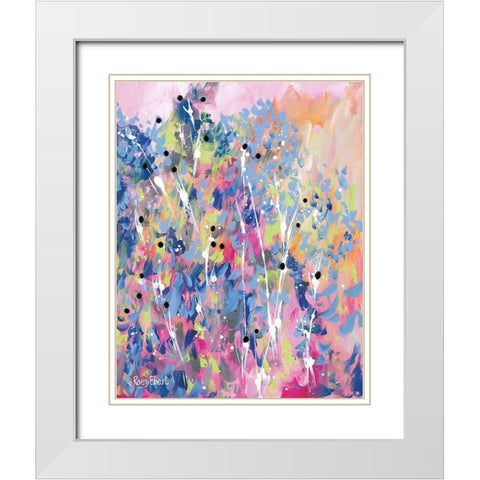 Wild Child White Modern Wood Framed Art Print with Double Matting by Ebert, Roey