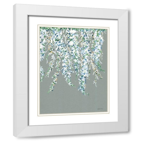 Wisteria in Bloom    White Modern Wood Framed Art Print with Double Matting by Ebert, Roey