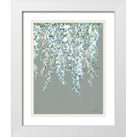 Wisteria in Bloom    White Modern Wood Framed Art Print with Double Matting by Ebert, Roey