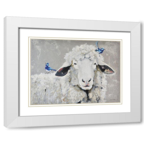 Days Like These White Modern Wood Framed Art Print with Double Matting by Redman, Suzi