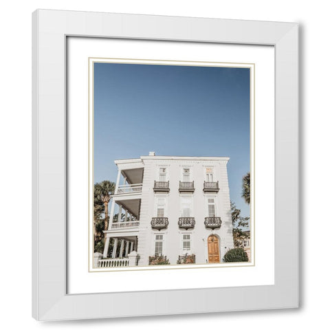 Good Morning Beautiful White Modern Wood Framed Art Print with Double Matting by Rigsby, Jennifer