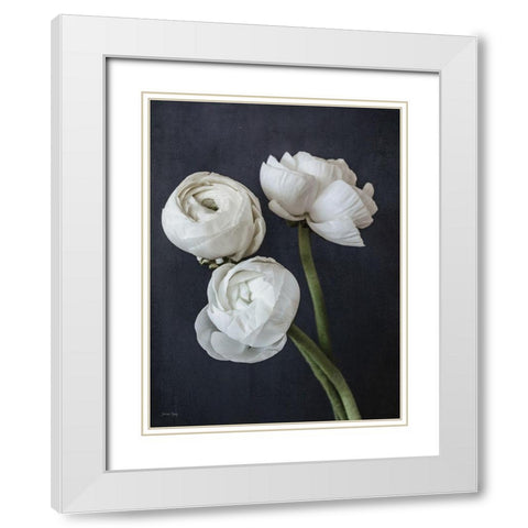 Refined Beauty III White Modern Wood Framed Art Print with Double Matting by Rigsby, Jennifer