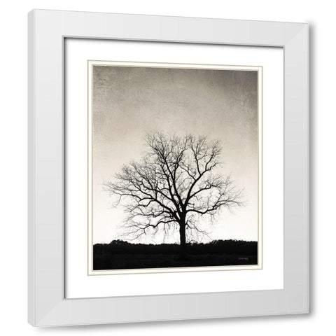 Under Heaven White Modern Wood Framed Art Print with Double Matting by Rigsby, Jennifer