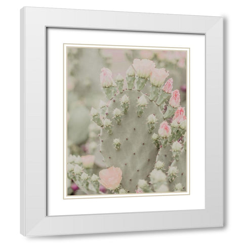 Blooms Abound III White Modern Wood Framed Art Print with Double Matting by Rigsby, Jennifer