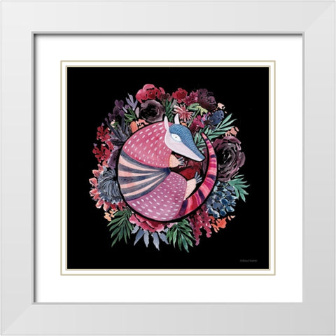 Armadillo Palace     White Modern Wood Framed Art Print with Double Matting by Nieman, Rachel