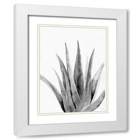 Organic Botanical II    White Modern Wood Framed Art Print with Double Matting by Nieman, Rachel
