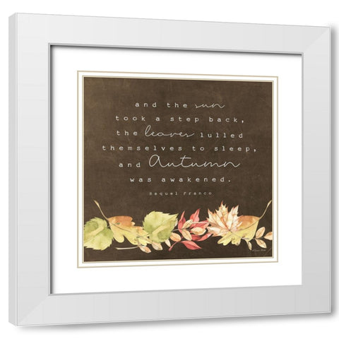 The Sun Took a Step Back White Modern Wood Framed Art Print with Double Matting by Ball, Susan