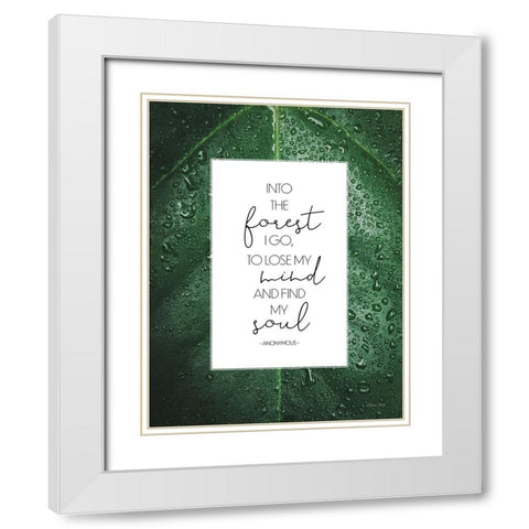 Into the Forest White Modern Wood Framed Art Print with Double Matting by Ball, Susan