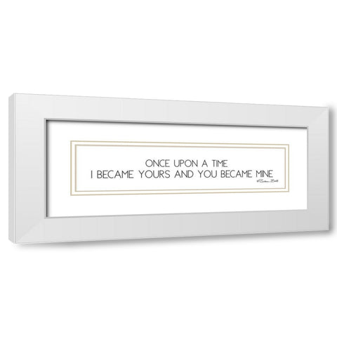 Once Upon a Time White Modern Wood Framed Art Print with Double Matting by Ball, Susan