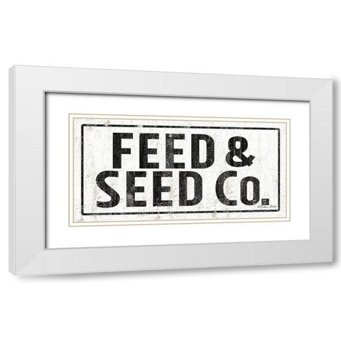 Feed and Seed Co. White Modern Wood Framed Art Print with Double Matting by Ball, Susan
