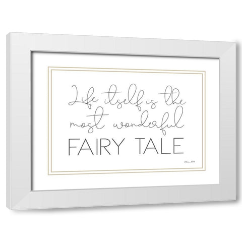 Life Itself White Modern Wood Framed Art Print with Double Matting by Ball, Susan