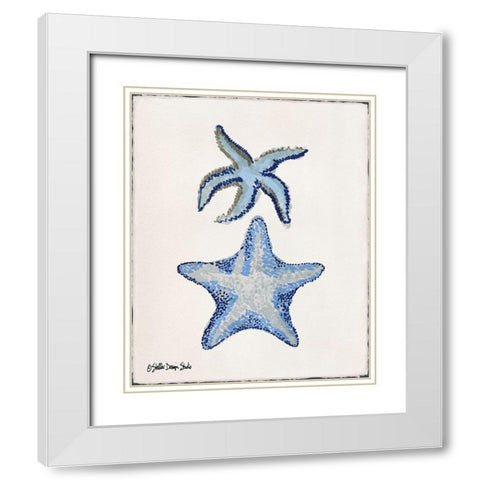 From the Sea 2 White Modern Wood Framed Art Print with Double Matting by Stellar Design Studio