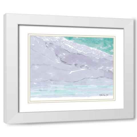 Southwest Gallery 1 White Modern Wood Framed Art Print with Double Matting by Stellar Design Studio