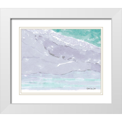 Southwest Gallery 1 White Modern Wood Framed Art Print with Double Matting by Stellar Design Studio