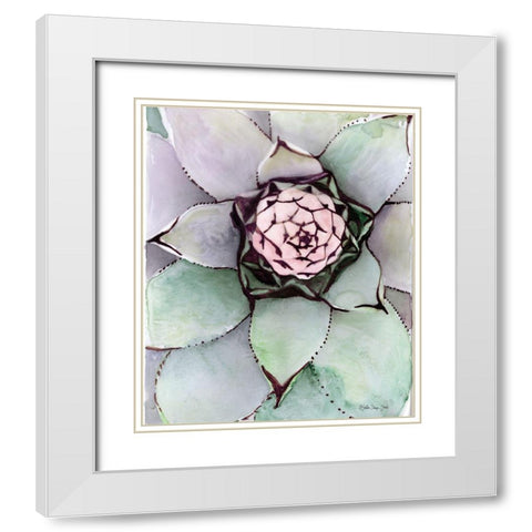 Southwest Gallery 2 White Modern Wood Framed Art Print with Double Matting by Stellar Design Studio