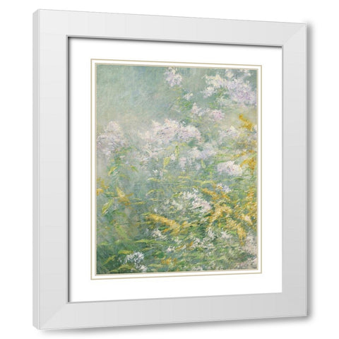 John Henry Twachtman - Summer White Modern Wood Framed Art Print with Double Matting by Stellar Design Studio