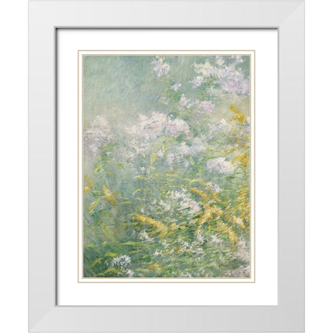 John Henry Twachtman - Summer White Modern Wood Framed Art Print with Double Matting by Stellar Design Studio