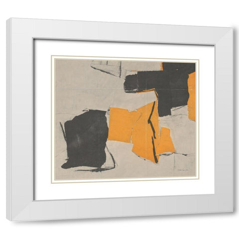 Intellectual Montage 1    White Modern Wood Framed Art Print with Double Matting by Stellar Design Studio