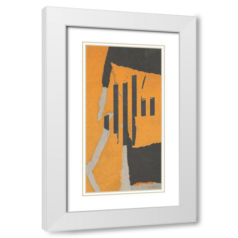 Intellectual Montage 2    White Modern Wood Framed Art Print with Double Matting by Stellar Design Studio